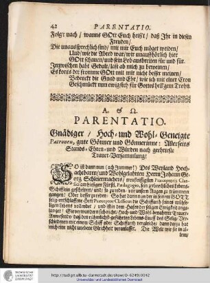 Parentatio.