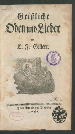 Geistliche Oden und Lieder