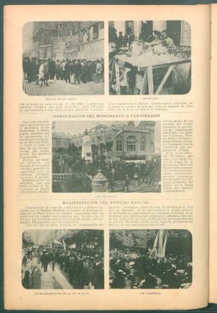 Inauguración del Monumento a Pueyrredón