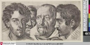 [Quatre têtes; Vier Köpfe]