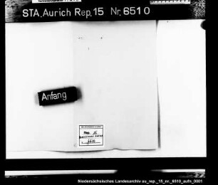 Ordnung und Tarif und Verwaltung des Hafens in Leer