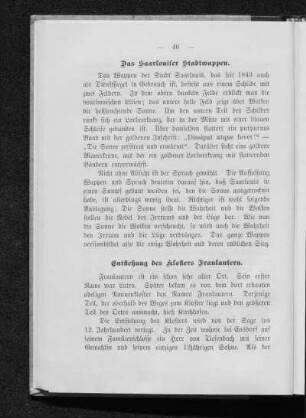 Entstehung des Klosters Fraulautern.