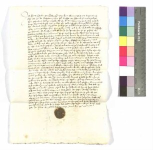 Hans Becker von Waldenburg, Gefängnis; Siegel: Rüdiger von Orn.