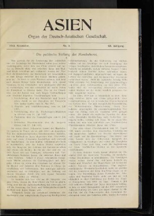 November. No. 2. XII. Jahrgang.