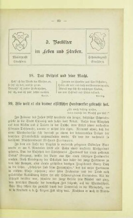 D. Vorbilder im Leben und Streben