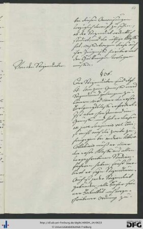 [fol. 17] Von den Stipendiaten