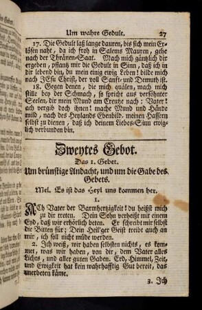 27-43, Zweytes Gebot