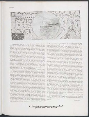 Cartas a una turista