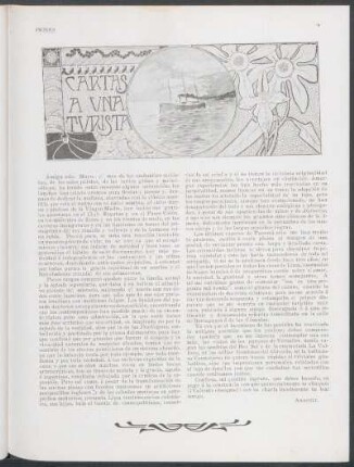 Cartas a una turista