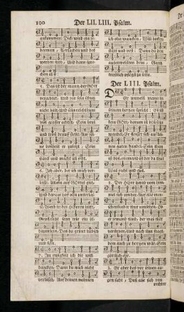 100-119, Der LIII. Psalm. - Der LXIV. Psalm.