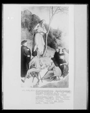 Ehemaliger Johannesaltar: Predigt Johannes des Täufers