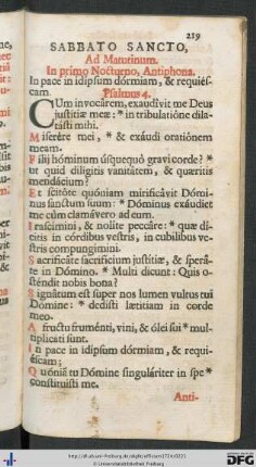 Sabbato Sancto.