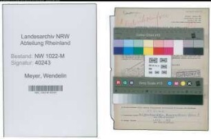 Entnazifizierung Wendelin Meyer , geb. 04.01.1922 (Referendar)