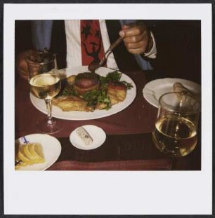 Wolfram Siebeck im Restaurant Puschkin in Moskau