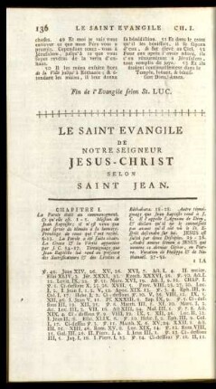 Le Saint Evangile De Notre Seigneur Jesus-Christ Selon Saint Jean