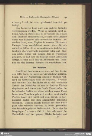 Die Retusche