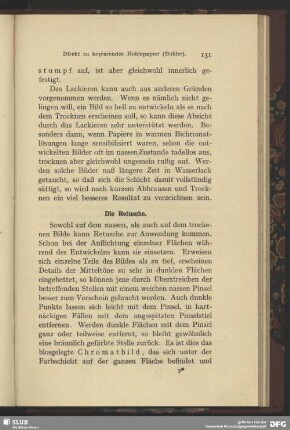 Die Retusche