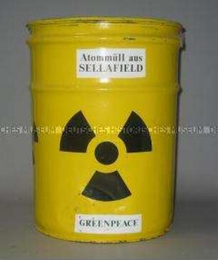 Gelbe Tonne "Atommüll"