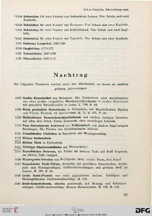 Nachtrag (Nr. 1137-1199)