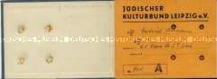 Mitgliedskarte des Jüdischen Kulturbundes Leipzig
