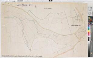 Linnepe (Sundern), Umlegung Linnepe-Weninghausen, Urkarte I Flur 5,2 Abzeichnung