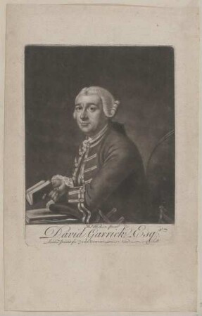 Bildnis des David Garrick