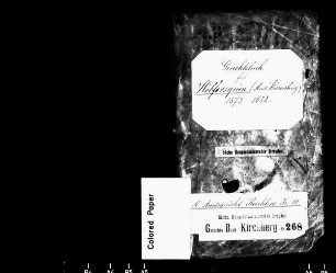 Gerichtshandelsbuch von Wolfersgrün
