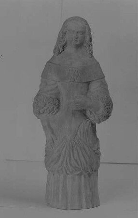 Frauenfigur in barockisierendem Kostüm (Statuette)