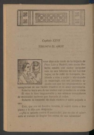 Capítulo XXVII - Triunfa el amor
