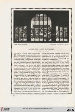 Große und kleine Kontraste