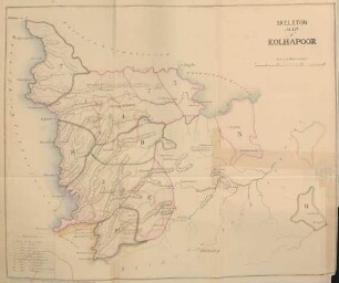 Skeleton map of Kolhapoor