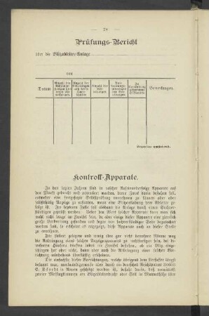 Prüfungs-Bericht