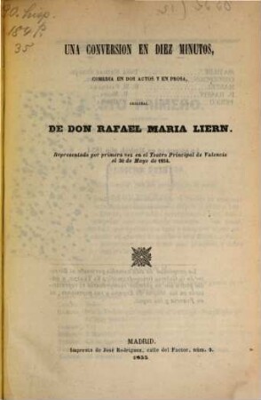 Una Conversion en diez minutos