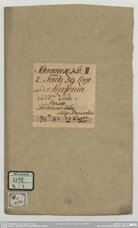 Symphonies - Mus.2678-N-1 : strings, bc - D