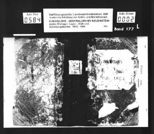 Lager- und Gültbuch über das Amt Ingelfingen, renoviert durch Laurentius Schöll, Amtskeller zu Weikersheim: Ingelfingen.