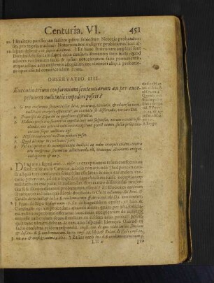 Observatio IIII. Executio trium conformium sententiarum an per exceptionem nullitatis impediri possit?