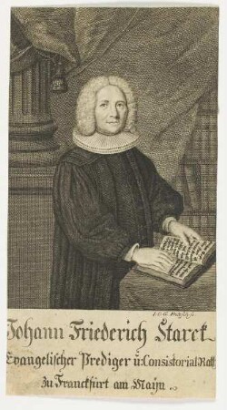 Bildnis des Johann Friederich Starck