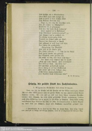 Leipzig, die größte Stadt des Sachsenlandes