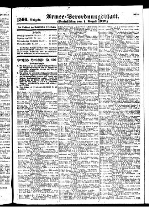 1566.Ausgabe. Mittwoch, 1. August 1917