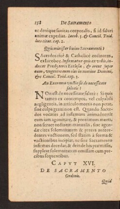 Capvt XVI. De Sacramento Ordinis.