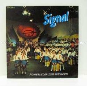 Lieder der Jungen Pioniere, Plattenhülle