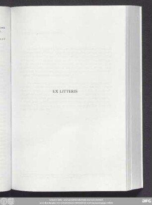 Ex Litteris