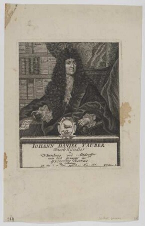 Bildnis des Iohann Daniel Tauber