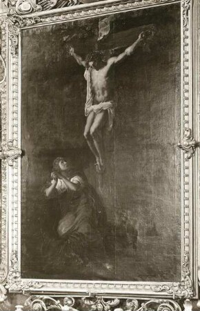 Christus am Kreuz mit Maria Magdalena