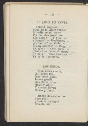 Los besos.