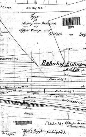 Eislingen (Fils): Nebengebäude Wellblechbude Lageplan