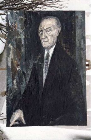Freiburg: Trudlinde Kaufhold, Bundeskanzler Konrad Adenauer