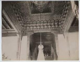 Wohnhaus von Gaston de St. Maurice, Kairo Halle: Ansicht, maurische Decke