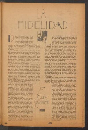 La fidelidad : [Ilustraciones de Monticelli]