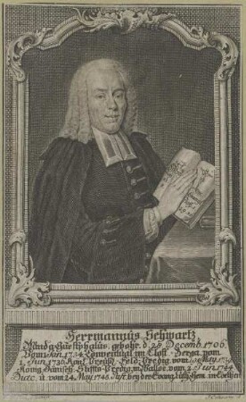 Bildnis des Hermannus Schwartz